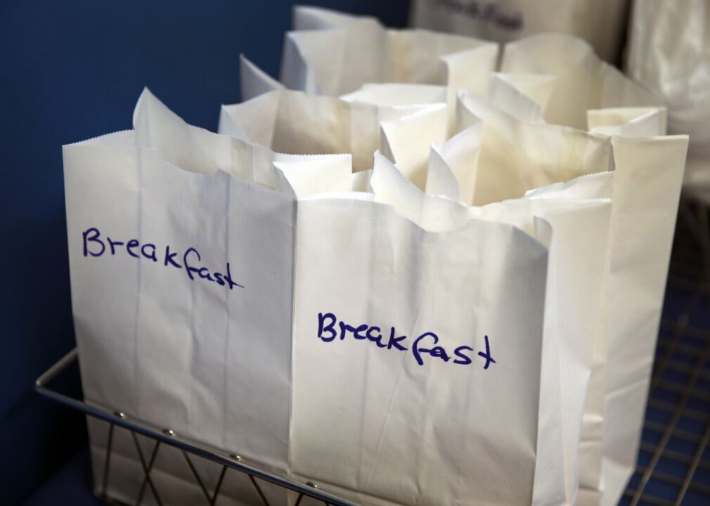Schools often provide free breakfast to kids